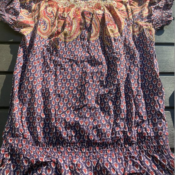 Two Nine West Paisley Tunic Tops M - Picture 10 of 10